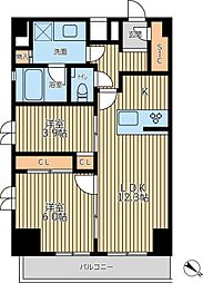 横浜市営地下鉄ブルーライン 吉野町駅 徒歩2分の賃貸マンション 6階2LDKの間取り