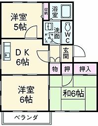 間取図画像 3DK