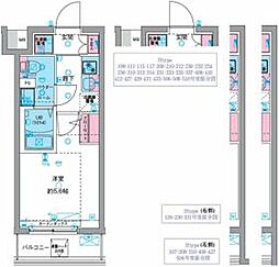 ＧＥＮＯＶＩＡ天王台 1階1Kの間取り