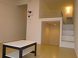 西武拝島線 東大和市駅 徒歩18分の賃貸アパート 2階ワンルームのリビング/ダイニング