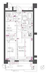 東急多摩川線 鵜の木駅 徒歩7分の賃貸マンション 1階2LDKの間取り