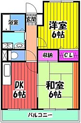 間取図画像 2DK