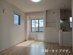 名古屋市営鶴舞線 植田駅 徒歩17分の賃貸アパート 2階1LDKのリビング/ダイニング