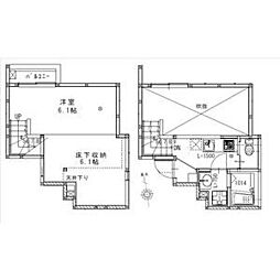 M’sレジデンス 2階1Kの間取り
