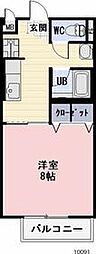 間取図画像 1K