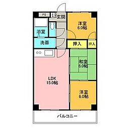 間取図画像 3LDK