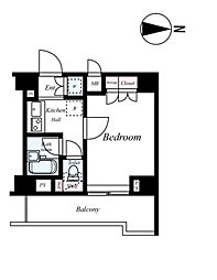 ルーブル蒲田南伍番館 4階1Kの間取り