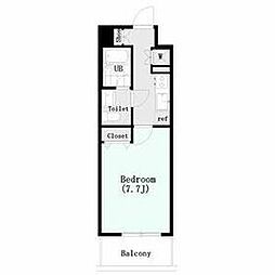東京メトロ丸ノ内線 東高円寺駅 徒歩3分の賃貸マンション 1階1Kの間取り