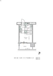 JR山手線 田町駅 徒歩7分の賃貸マンション 5階1Kの間取り