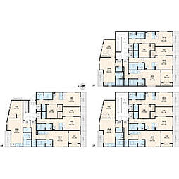東武東上線 高坂駅 徒歩9分の賃貸アパート 3階1LDKの間取り