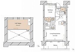 間取図画像 1LDK