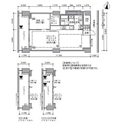 東京メトロ有楽町線 辰巳駅 徒歩10分の賃貸マンション 9階1LDKの間取り