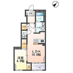 間取図画像 1LDK