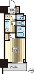 JR京浜東北・根岸線 蒲田駅 徒歩6分の賃貸マンション 12階1Kの間取り