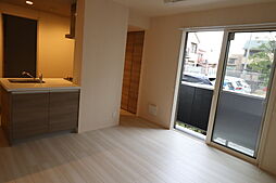 東急田園都市線 梶が谷駅 徒歩4分の賃貸アパート 1階2LDKのリビング/ダイニング