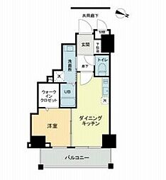 都営三田線 板橋本町駅 徒歩5分の賃貸マンション 4階1DKの間取り