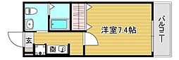 間取図画像 1K