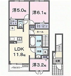 間取図画像 3LDK