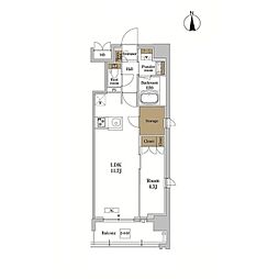 JR京浜東北・根岸線 蒲田駅 徒歩10分の賃貸マンション 6階1LDKの間取り