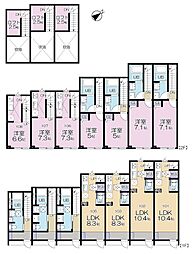 西武池袋線 練馬高野台駅 徒歩10分の賃貸アパート 1階1LDKの間取り
