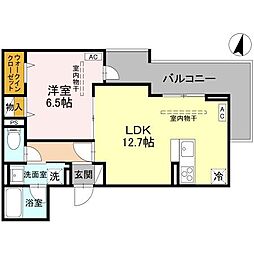 間取図画像 1LDK