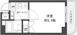 京急大師線 大師橋駅 徒歩5分の賃貸マンション 1階1Kの間取り