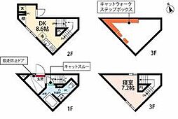 東武東上線 成増駅 徒歩5分の賃貸マンション 1階1DKの間取り