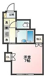 東京メトロ有楽町線 護国寺駅 徒歩5分の賃貸アパート 1階1Kの間取り