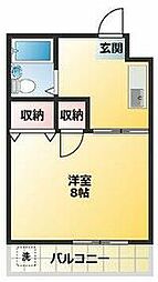 JR京浜東北・根岸線 東十条駅 徒歩7分の賃貸アパート 2階1Kの間取り