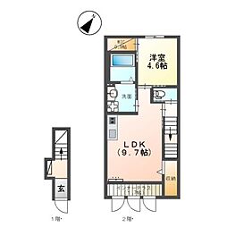 間取図画像 1LDK
