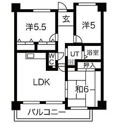 間取図画像 3LDK