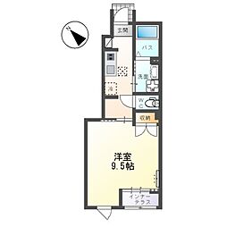 間取図画像 1K