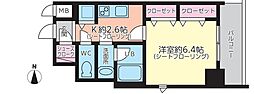 間取図画像 1K