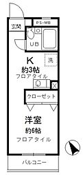 間取図画像 1K
