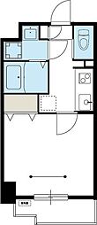 リブリ・フェリーチェ川崎 1Kの間取図画像