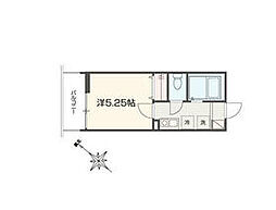 大和市柳橋5丁目アパート 1Kの間取図画像