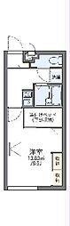 レオパレスZ2 1Kの間取図画像