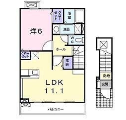 間取図画像 1LDK