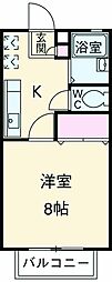 間取図画像 1K