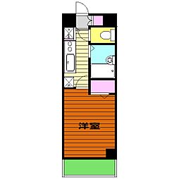 JR中央線 吉祥寺駅 徒歩4分の賃貸マンション 3階1Kの間取り
