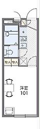 レオパレス華 1Kの間取図画像