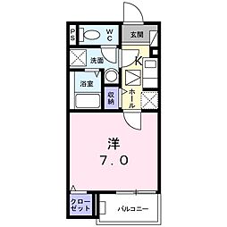 Ｓ・Ｂ・Ｃ板橋 103 1階1Kの間取り