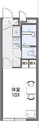 レオパレスセレージュ 1Kの間取図画像
