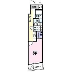 グリーンパレス町田 1Kの間取図画像