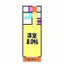 間取図画像 1K