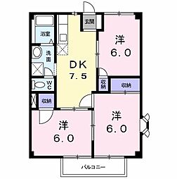 間取図画像 3DK