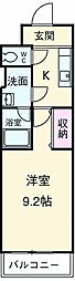 間取図画像 1K