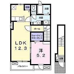 間取図画像 1LDK