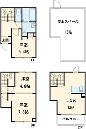 ＳＯＲＡＮＯＴＥ 地下1階3LDKの間取り