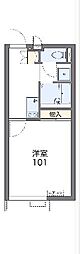 レオネクストエスポワール・グラン 1Kの間取図画像